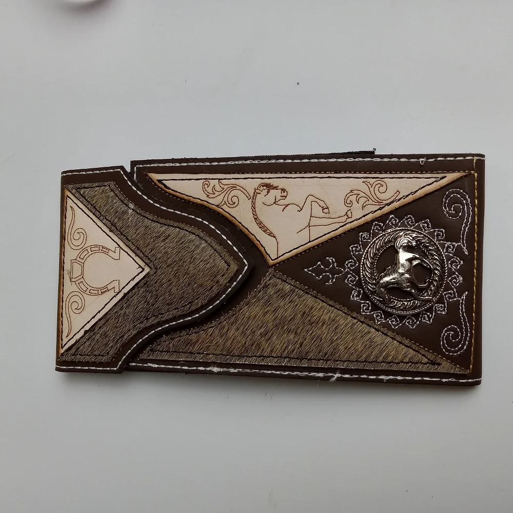 WESTERN LEATHER CELL PHONE CASE, FUNDA VAQUERA DE CUERO COWBOY RODEO‎ PHONE CASE